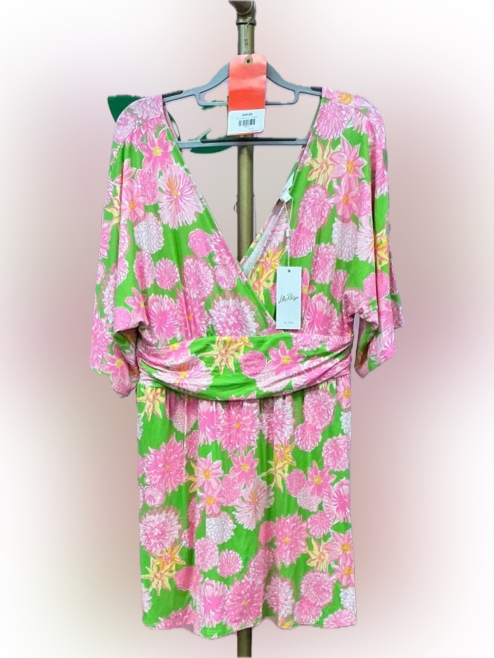 NWT Lilly Pulitzer Parigi Skort Romper in Seaside Garden Print Size L